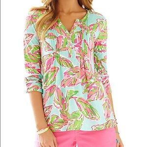 Lilly Pulitzer Tunic Top EUC size XS!